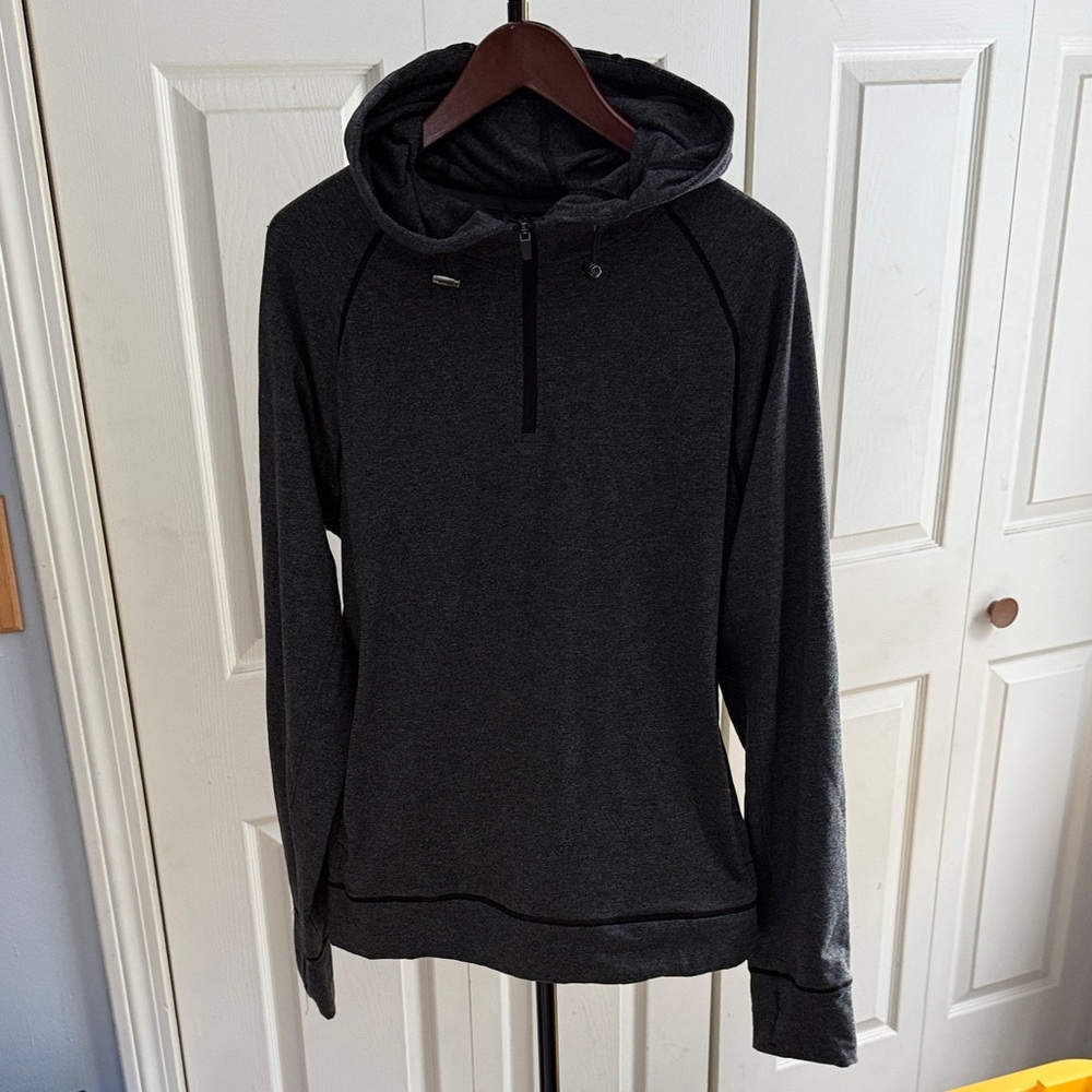 90 degrees LG Black Hooded Pullover